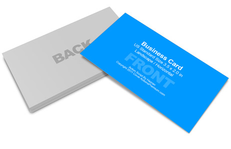 Business card action script
