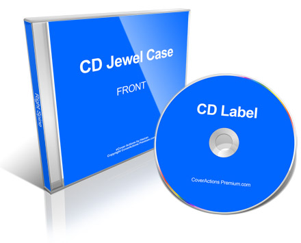  CD jewel case ecover actions