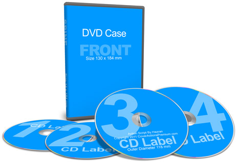 DVD case 4 discs cover actions