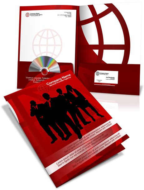 Duo Fold Presentation / Pocket Folder ecover actions