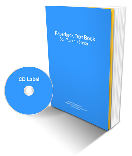 paperback ebook and CD combo ecover actions