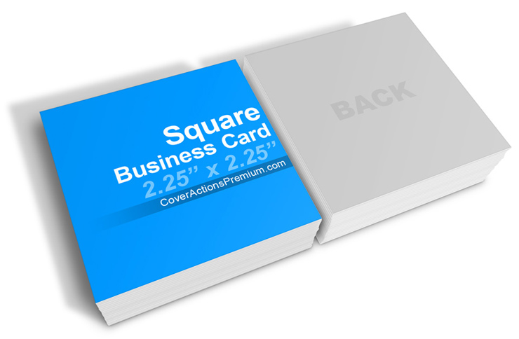 Square Business Card Design