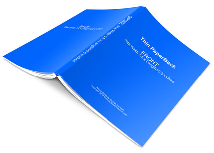 Open Paperback Book cover action script
