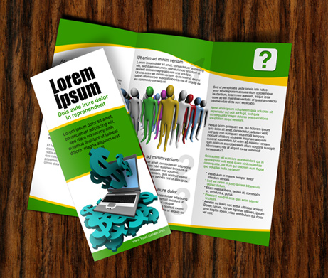 Tri Fold Brochure cover actions