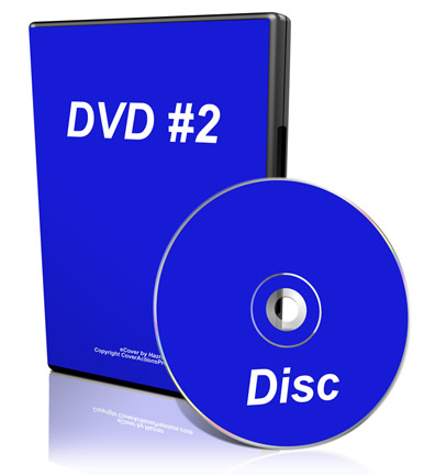 2 DVD Cases with CD actions