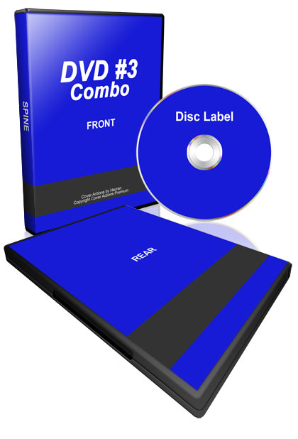 CD / DVD Combo ecover actions front and rear / back