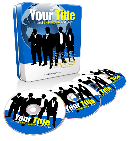 rectangle CD / DVD tin box  combo ecover action script