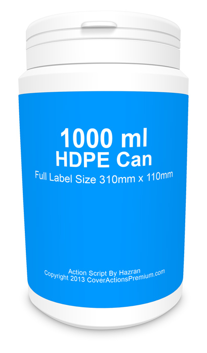 1000 ml food supplement bottle mockup cover actions