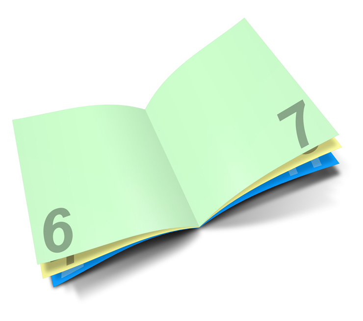 12 Pages Square Brochure Mockup