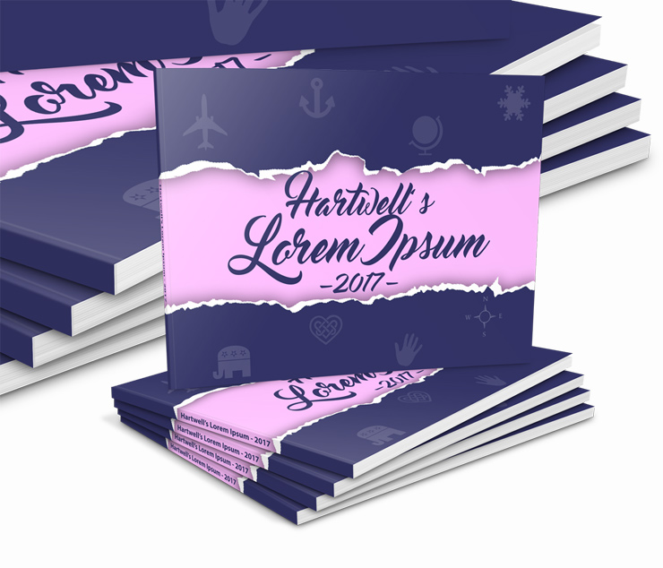 12x9 Horizontal Book Mockup Template