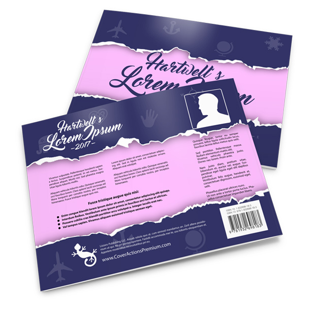 12x9 Horizontal Book Mockup Template