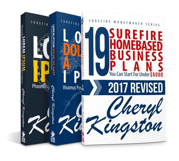 3 Book Set Cover Template -6x9 Paperback