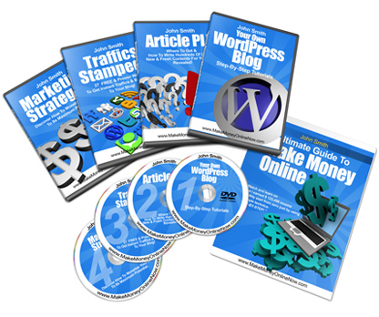 4-Module Home Study Course Mockup- 4 DVD Set