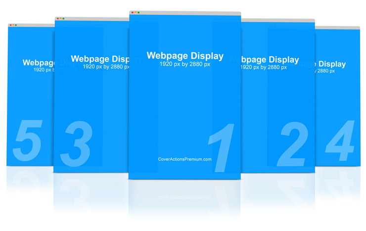 Full Webpage Display Mockup