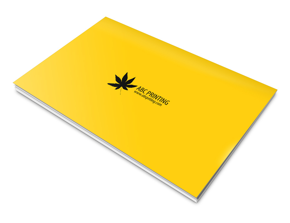 5.5 x 8.5 Landscape calendar book mockup