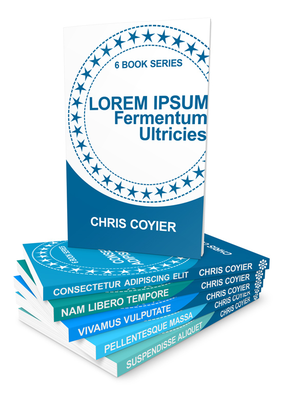 350 Pages 5.25 x 8 Paperback Book Cover Template