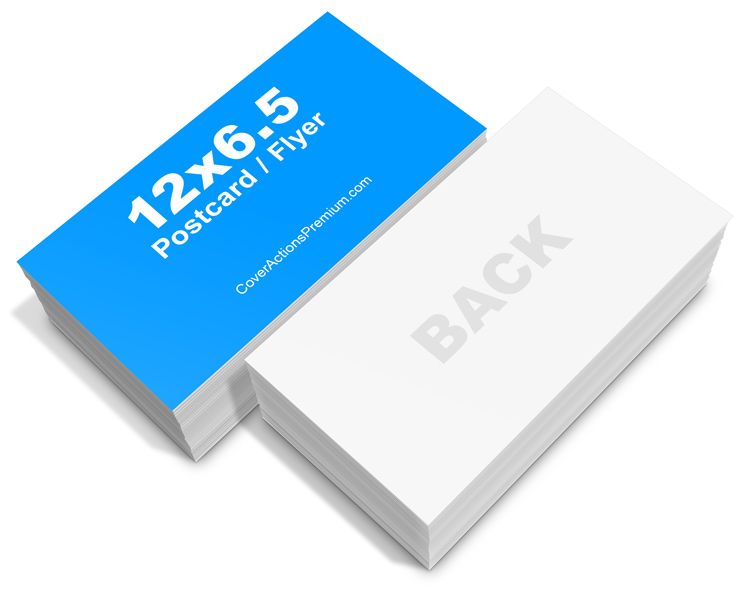 6.5 x 12 2-Sided Flyer Mockup