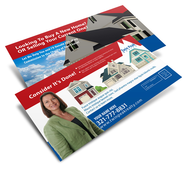 6.5 x 12 EDDM Mailer Mockup Template