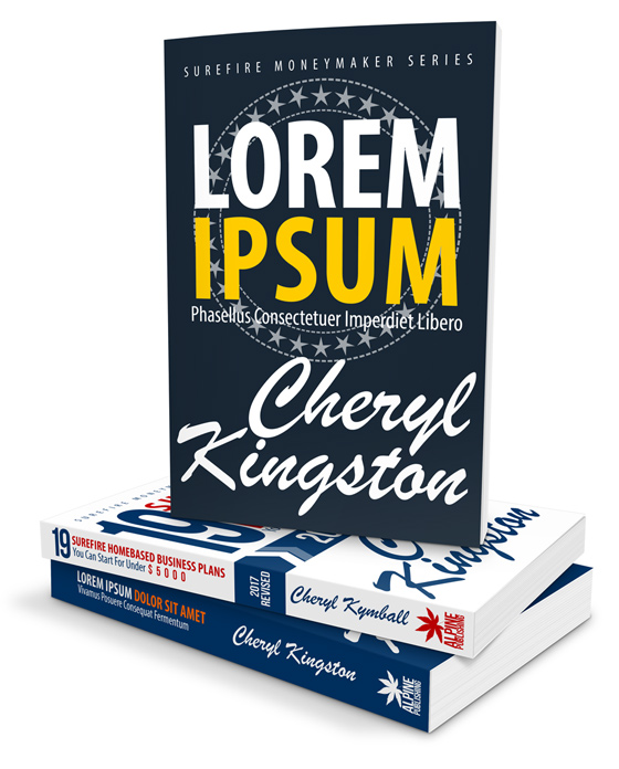 3 Book Set Mockup Template -6x9 Softcover 