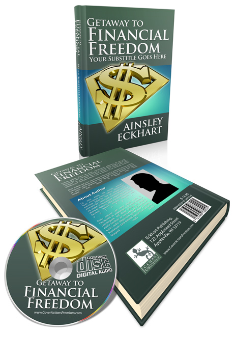 Audio Learning Program with Hardcover Companion Book Mockup