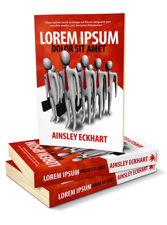 softcover book stack mockup- 6x9