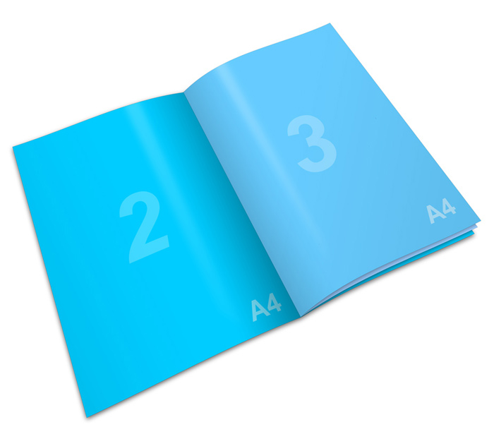 A4 Brochure Mockup Cover Actions