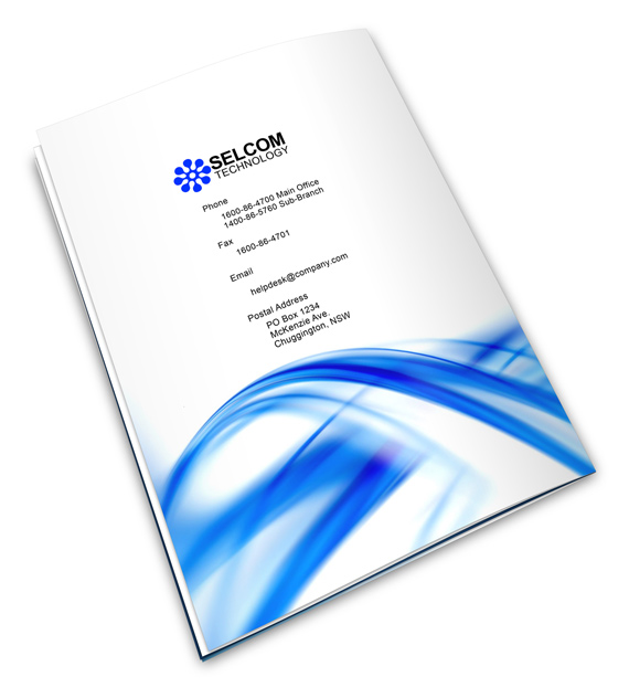 A4 Half Fold Brochure Action Script
