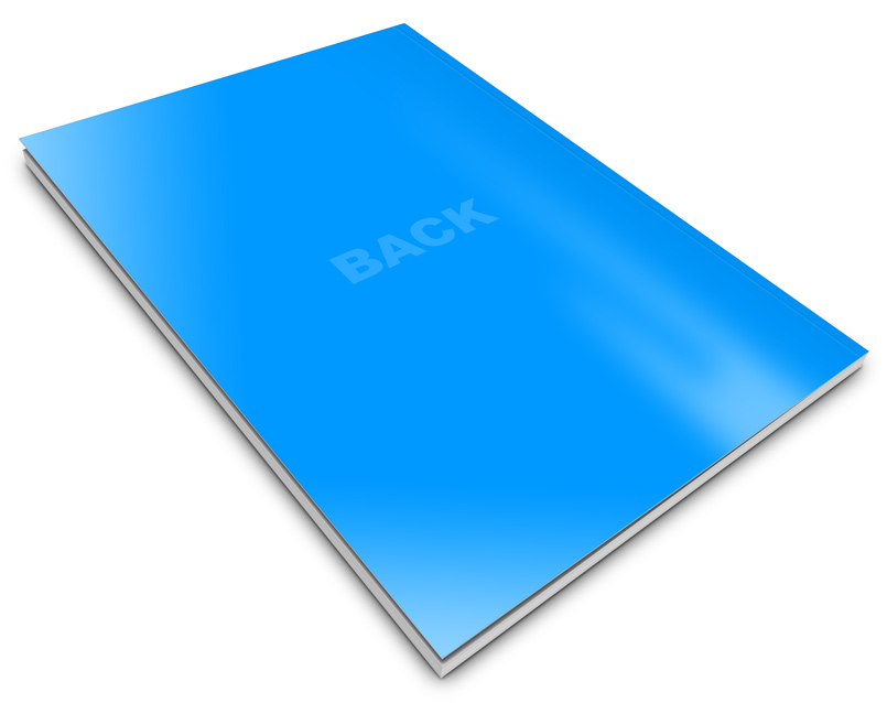 A5 Slim Softcover Book Mock Up Action