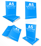 A5 Softcover Book 10mm Spine Width Mockup Set- PT.1