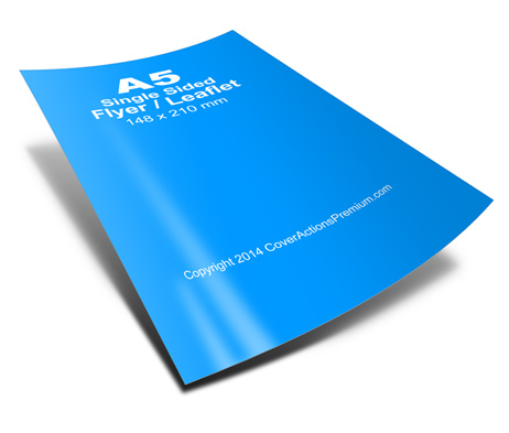 A5 Flyer Mock Up Actions