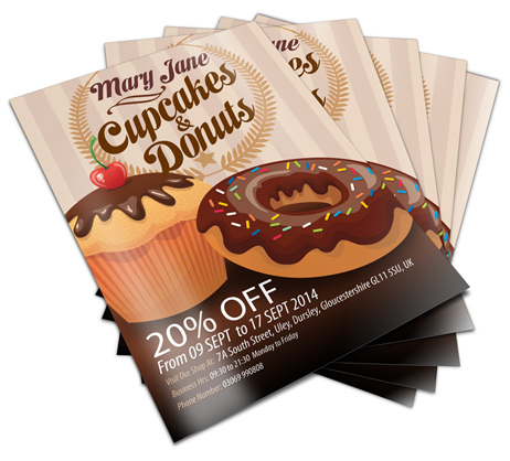 A5 Flyer Mock Up PSD