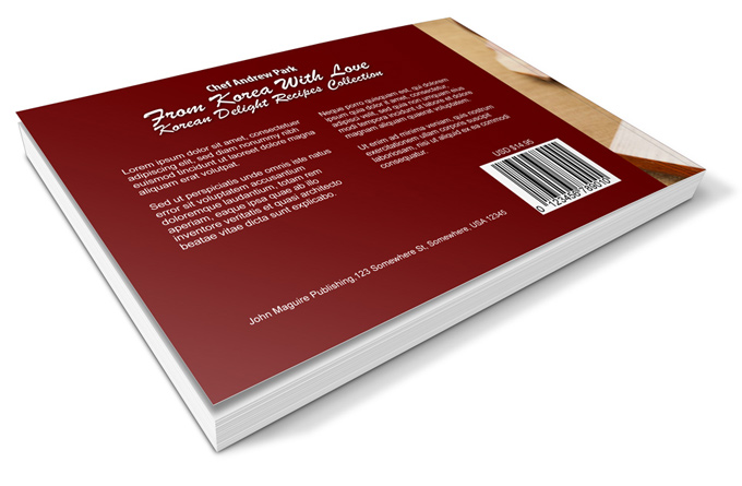 Horizontal A5 Softcover Book Mockup Template