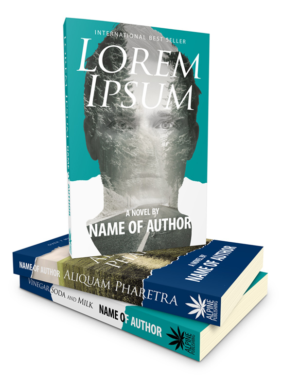 5.06 x 7.81 Paperback Book Mockup Template