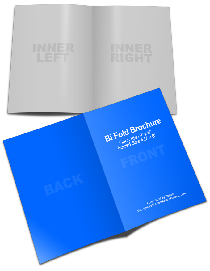6 x 9 Bi-Fold Brochure Mockup