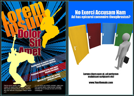Bus Stand Poster PSD template