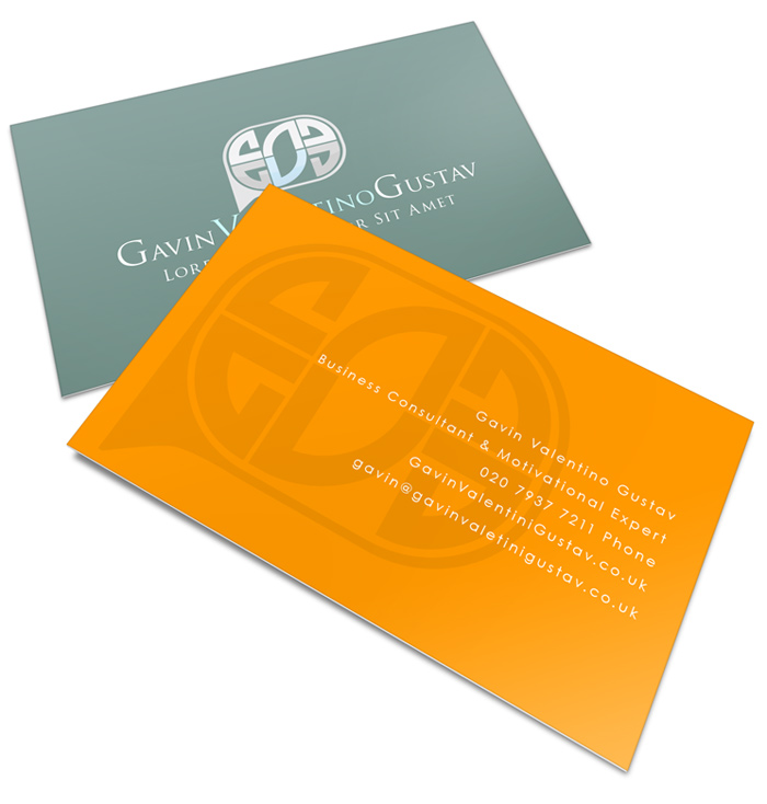 90 x 55mm Business Card PSD Template