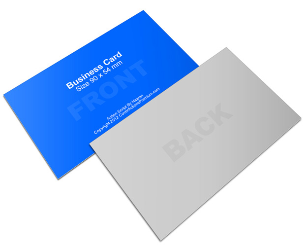 Business card Mockup 90x54