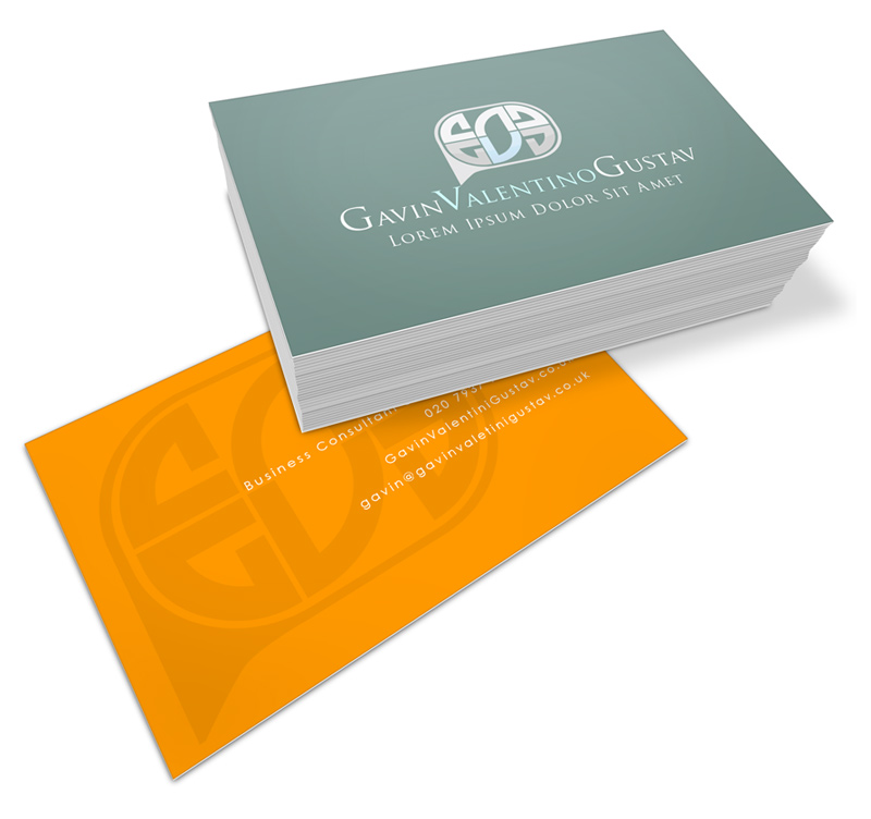 Business Card Mock Up Action 90x55 PSD Template