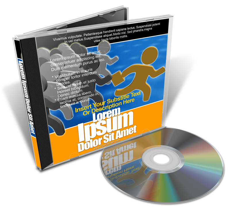 opened cd jewel case mockup