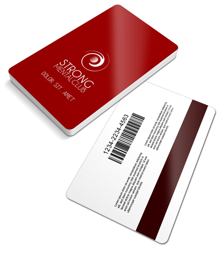 Vertical Membership Card Template