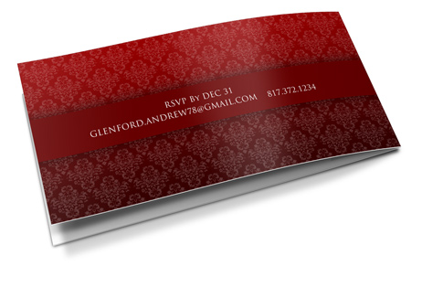 DL Bi Fold Card PSD Template