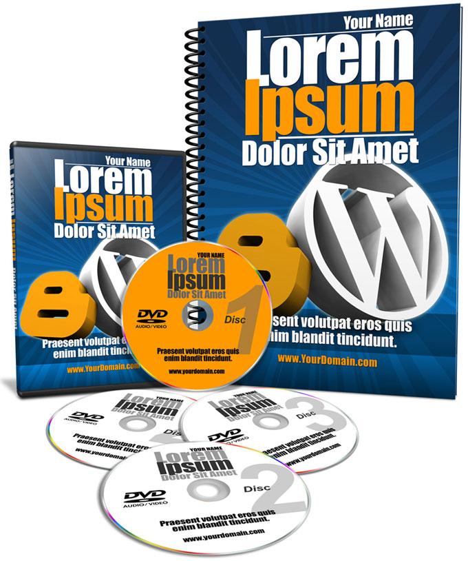 DVD Case, 4 DVDs, A4 Spiral Bind Magazine Bundle Action Script