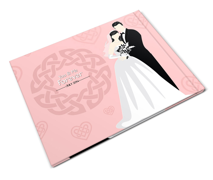 8.5 x 11 Landscape Hardcoverback Book Mock Up Action