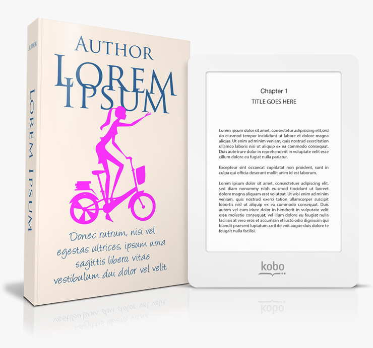 eReader Kobo Mockup Template