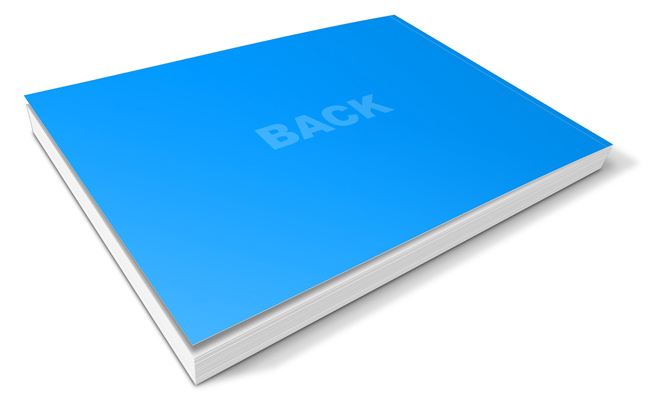 Landscape A5 Softcover Book Mockup