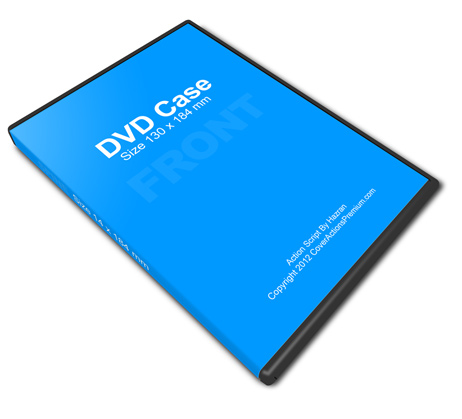 Laying DVD Mockup