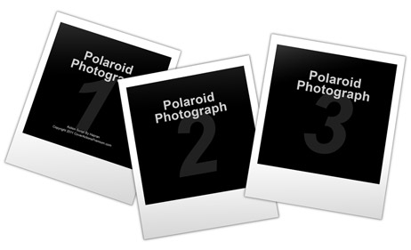 Polaroid photo mockup