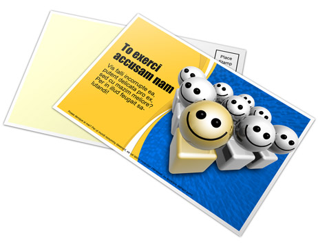 Postcard mockup Template