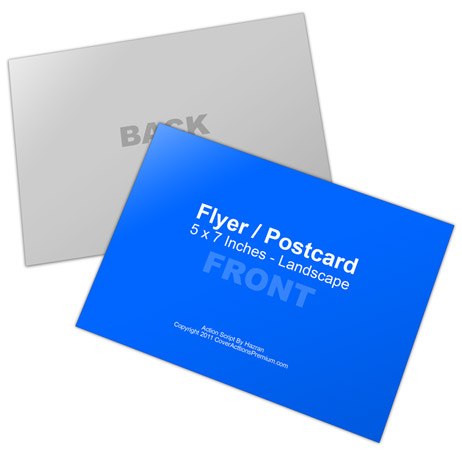 5x7 Flyer Cover Actions