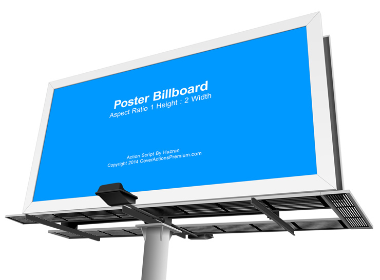 12x24 Billboard Mock Up Action